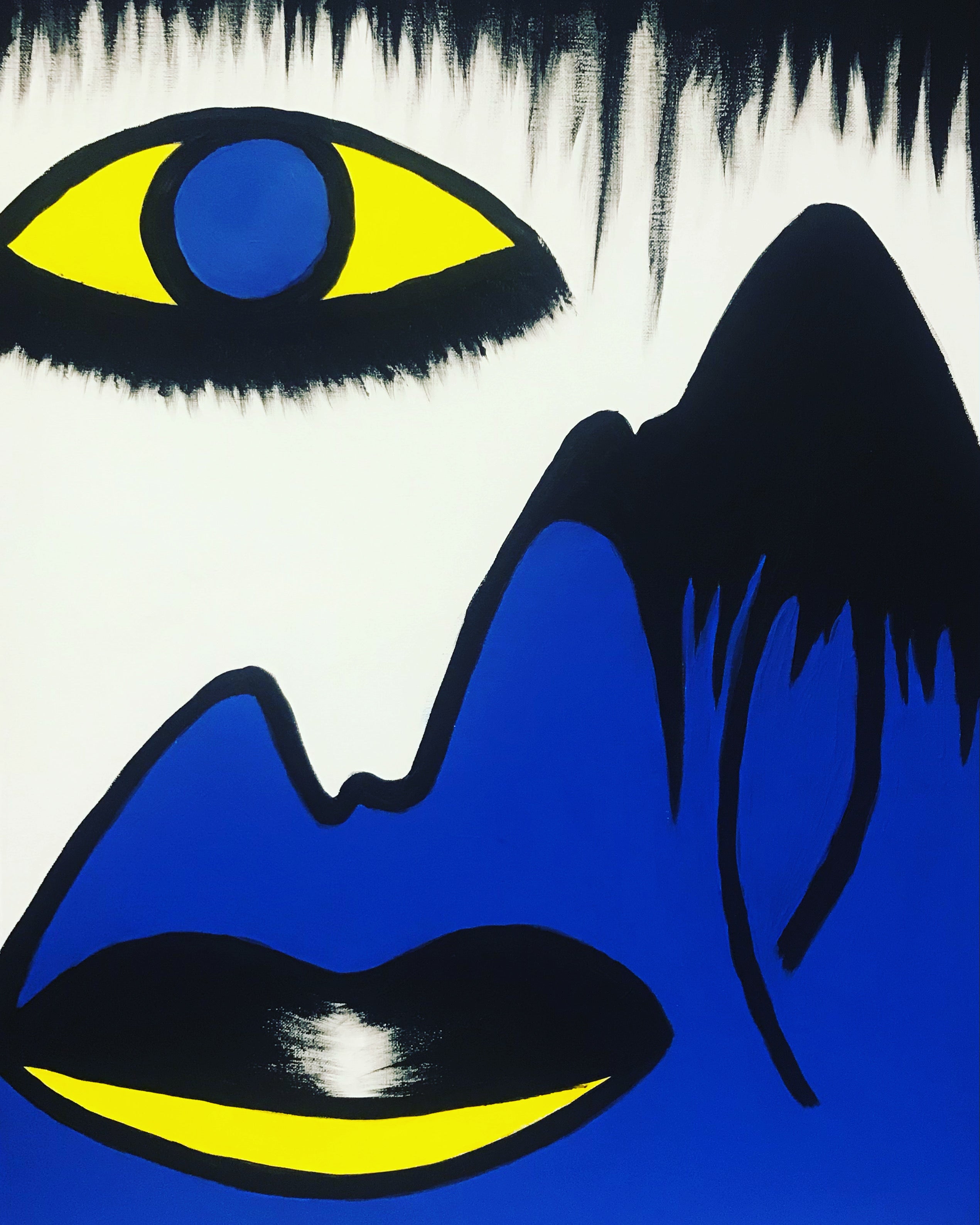 Peinture Originale - Les Trois Sœurs de Soulaimana Djamael